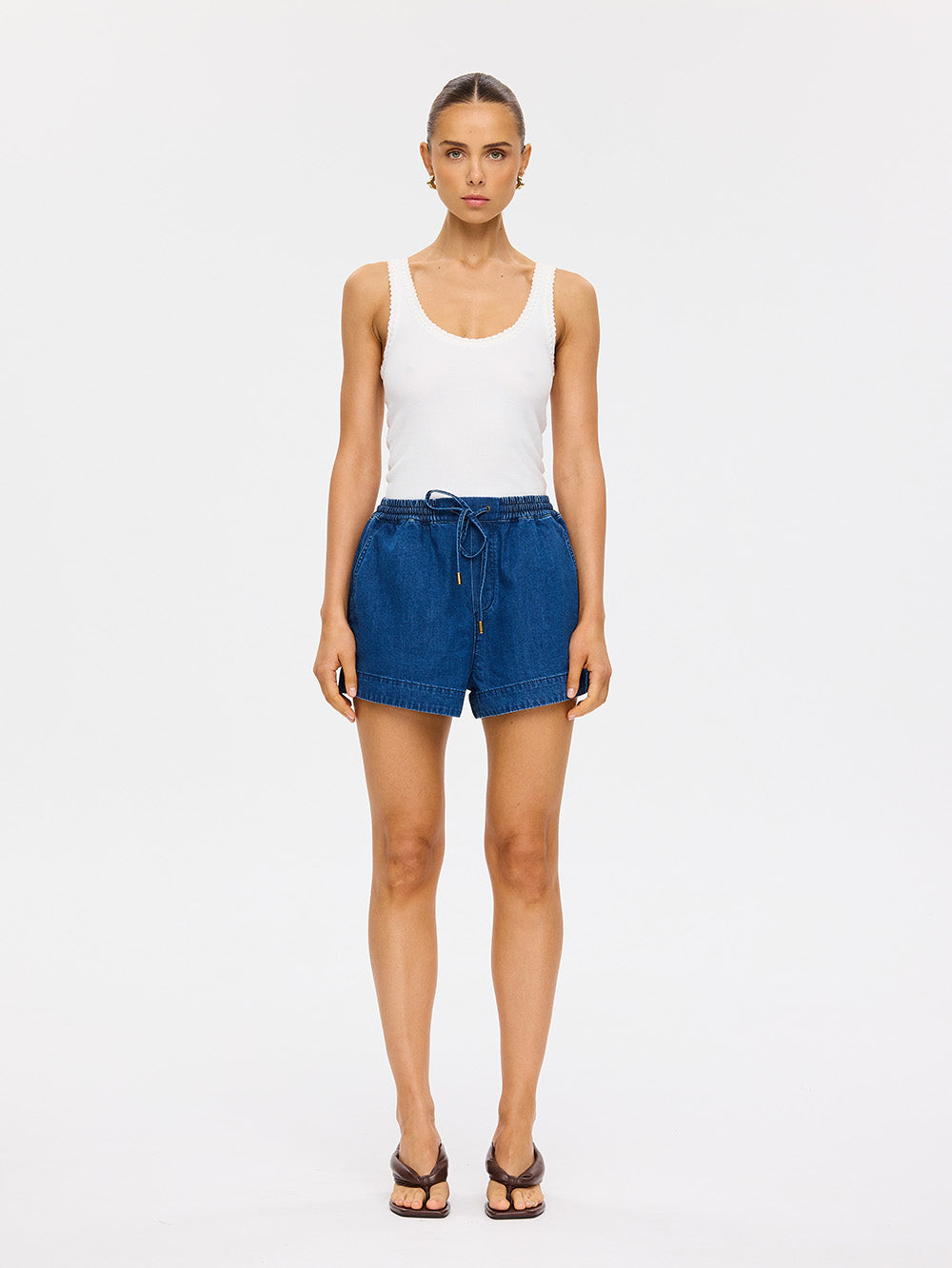 Vaila Denim Short Coast Blue