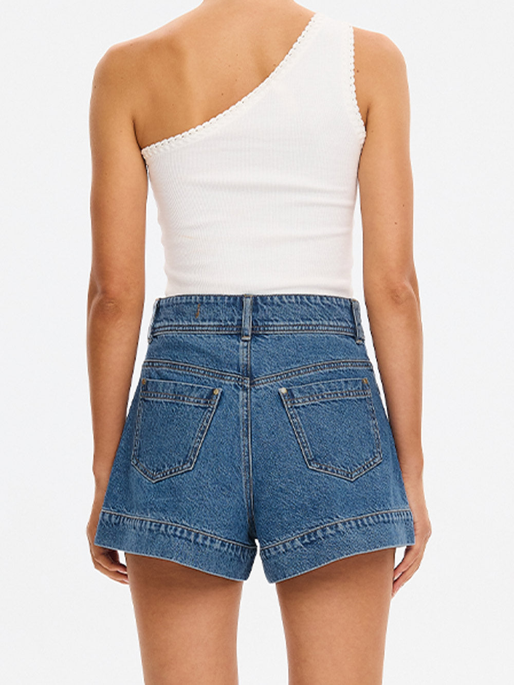 Rita Denim Short Drift Blue