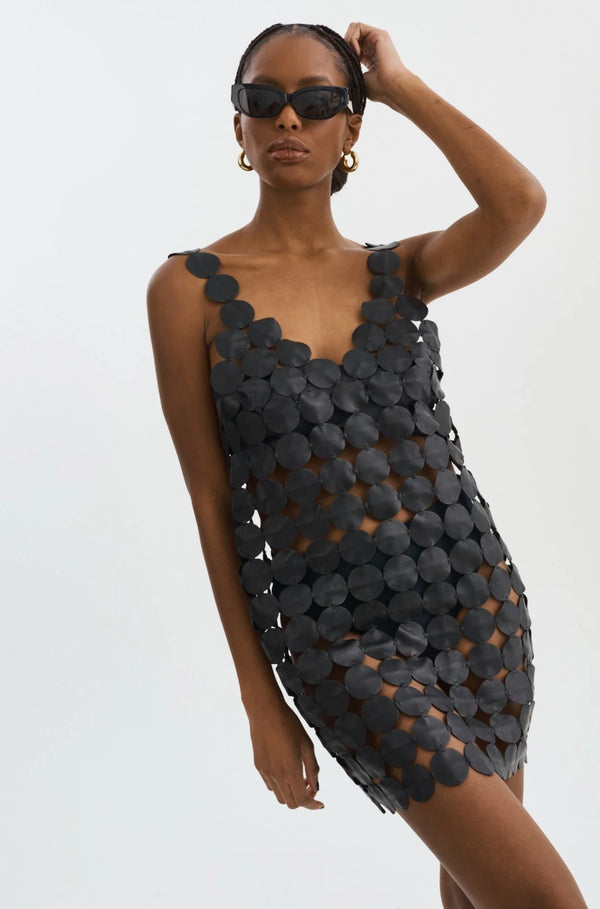 Lamarque Black Malia Mini Dress