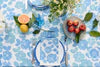 Tablecloth Daisy blue + duckegg - Aquadoor