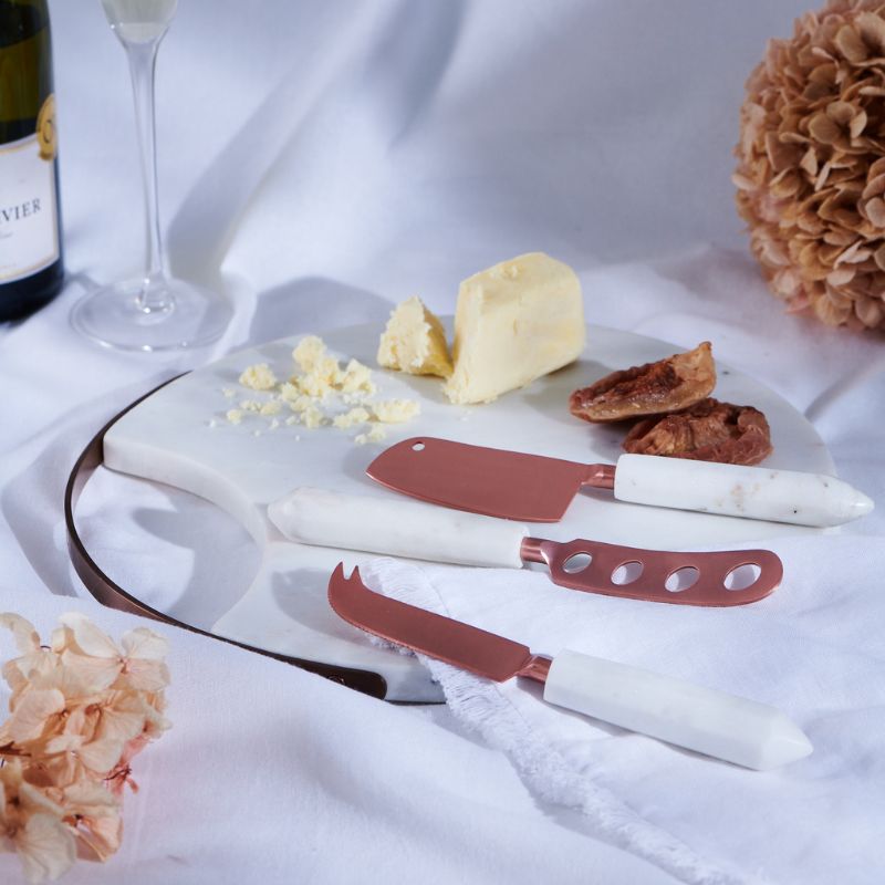 Marble Cheese Knife Set