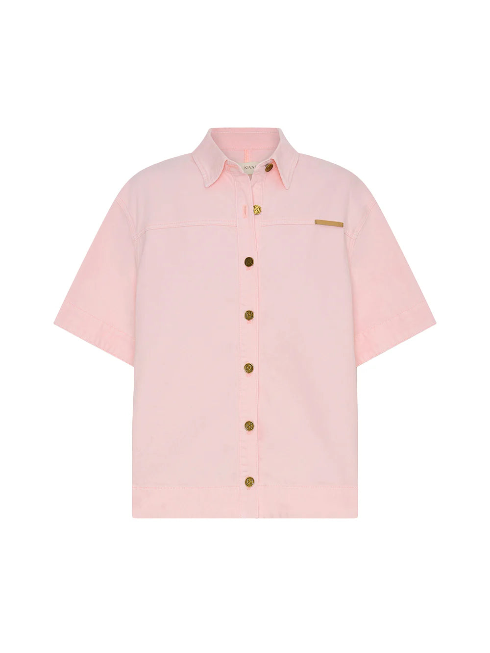 Marla Denim Shirt Soft Pink