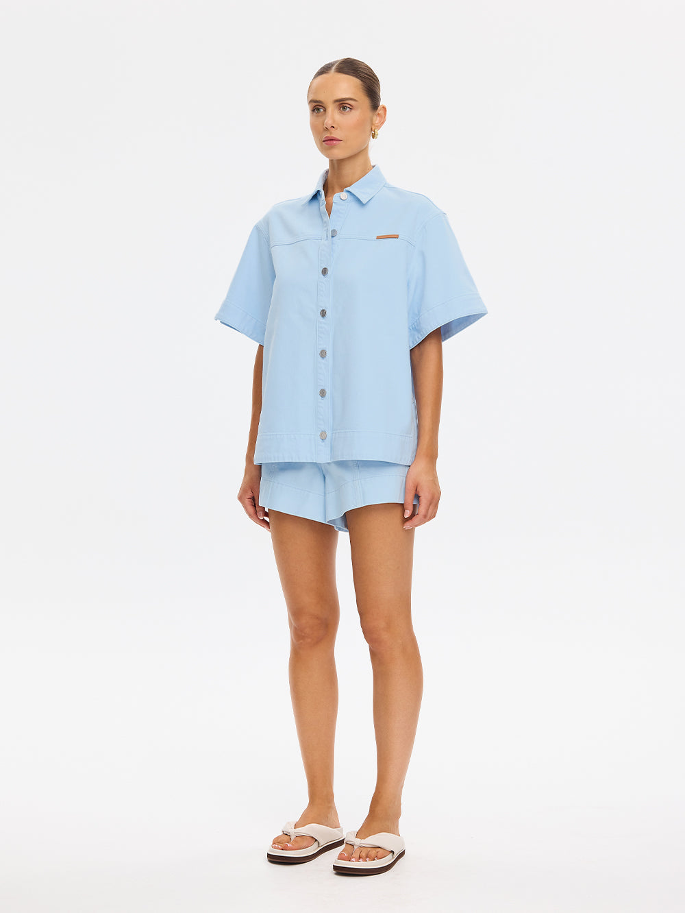 Marla Denim Shirt Sky