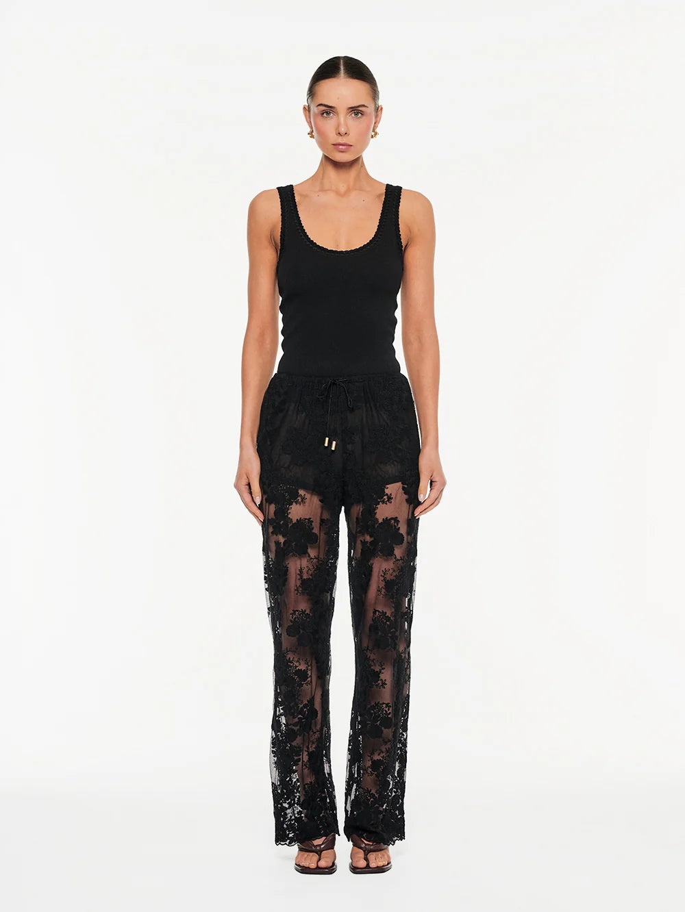 Jaxon Lace Pant Black