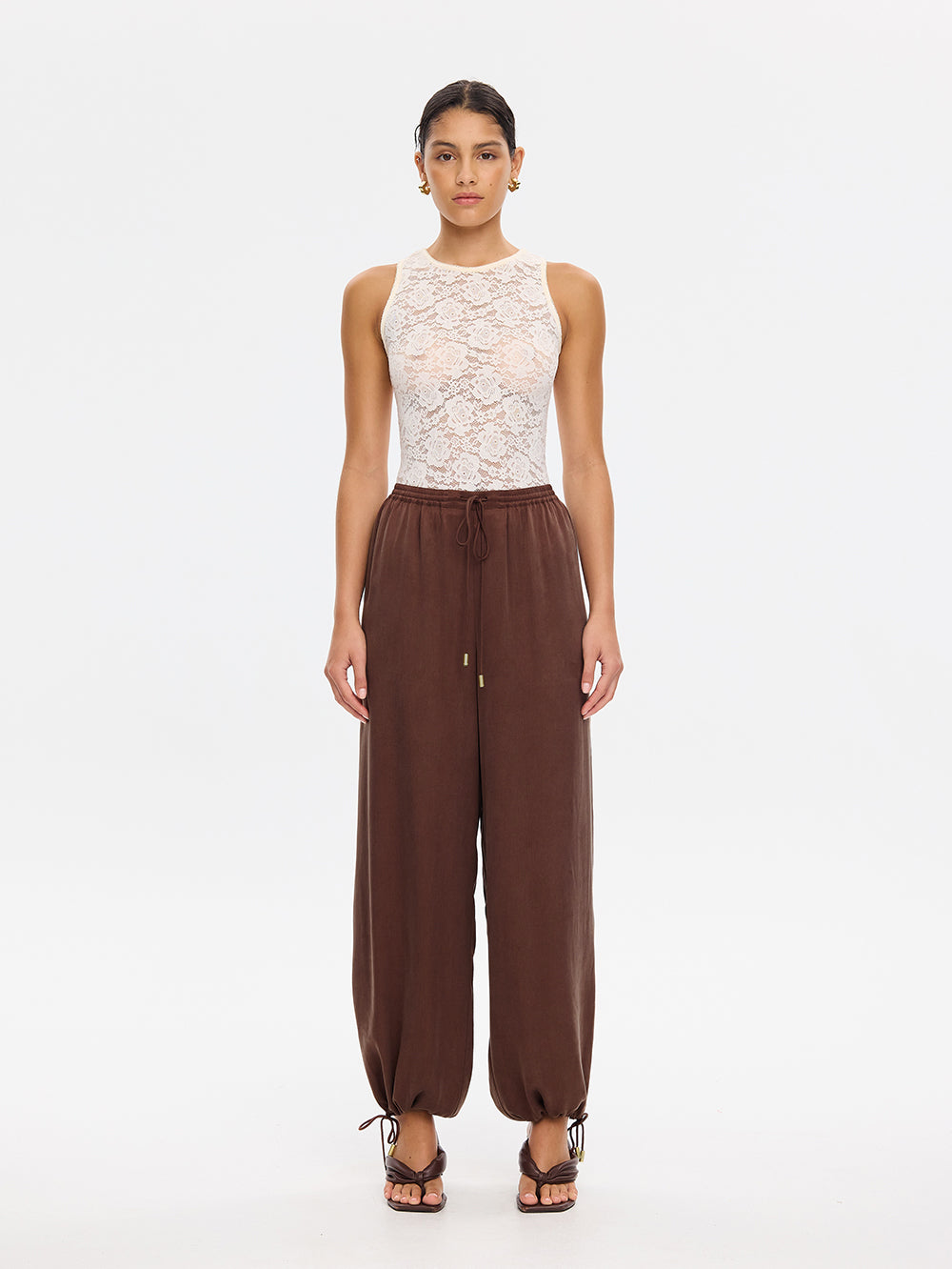 Jaxon Balloon Pant Chocolate
