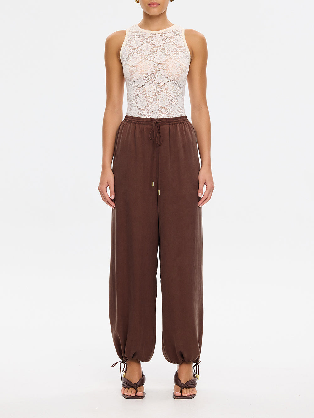 Jaxon Balloon Pant Chocolate