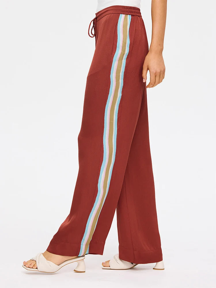 Enzo Pant Maroon