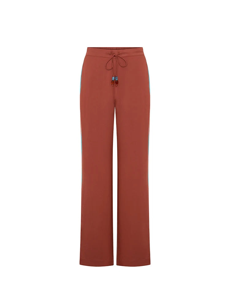Enzo Pant Maroon