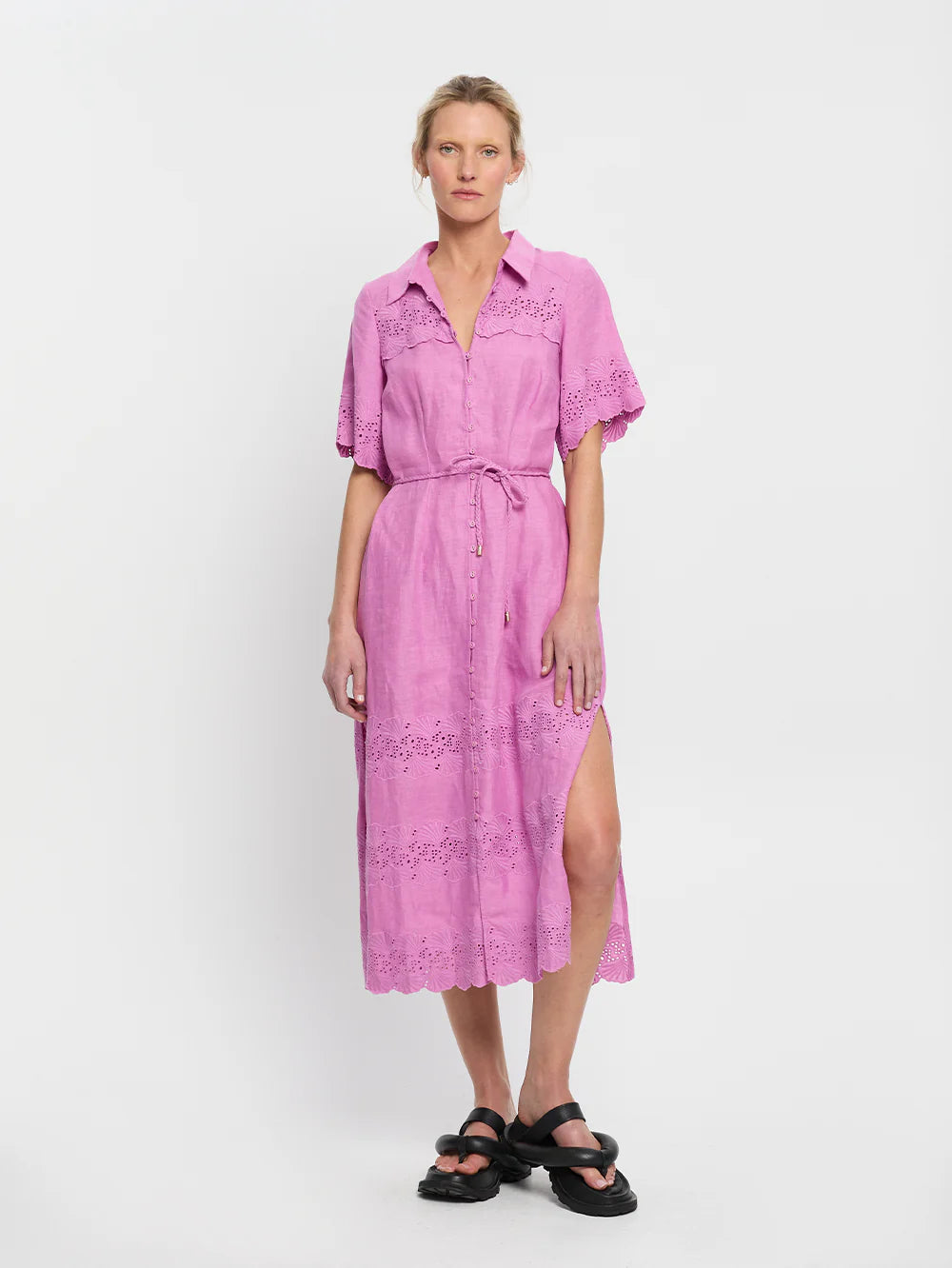Payton Midi Dress Purple