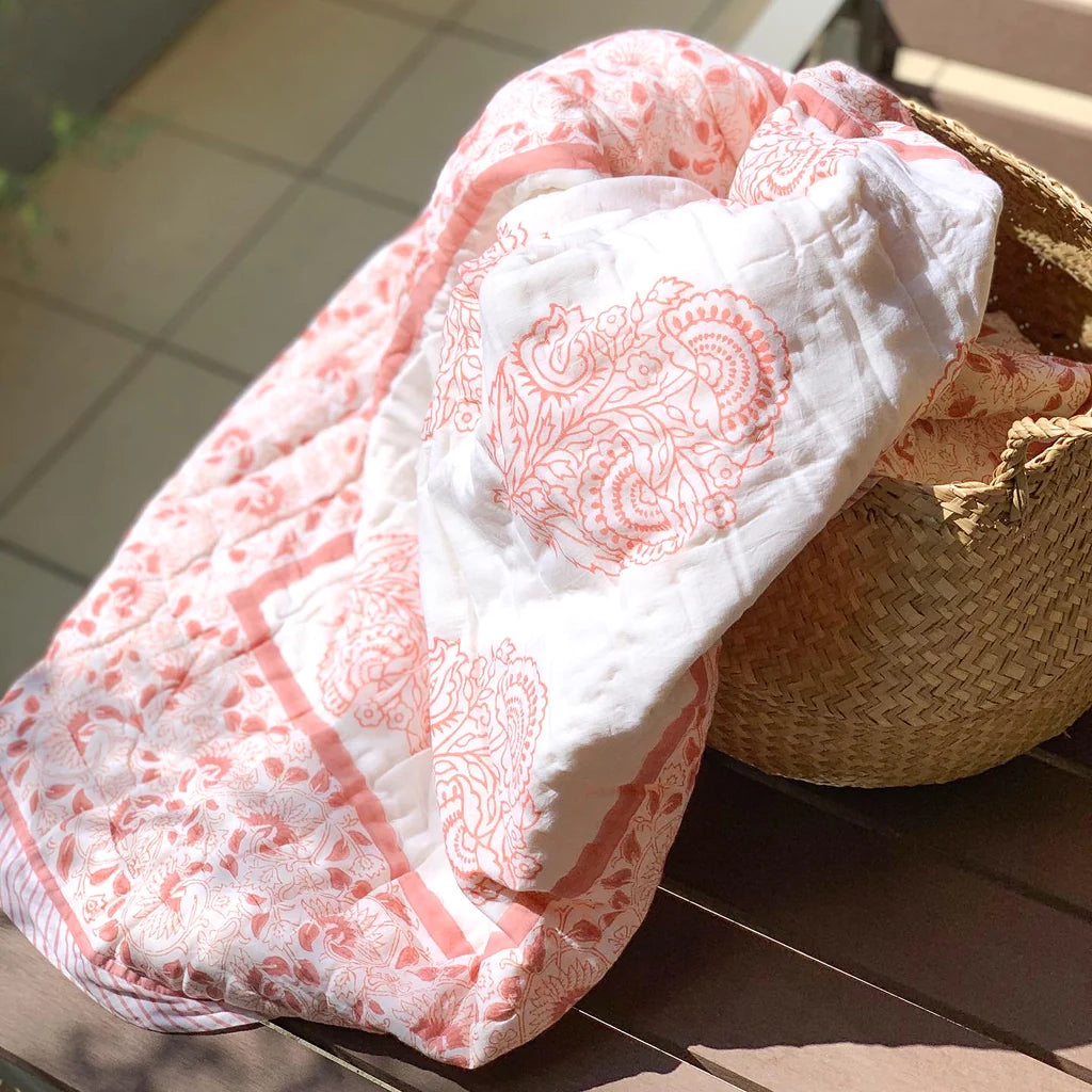 Pink City Cotton Quilt - Malabar Baby
