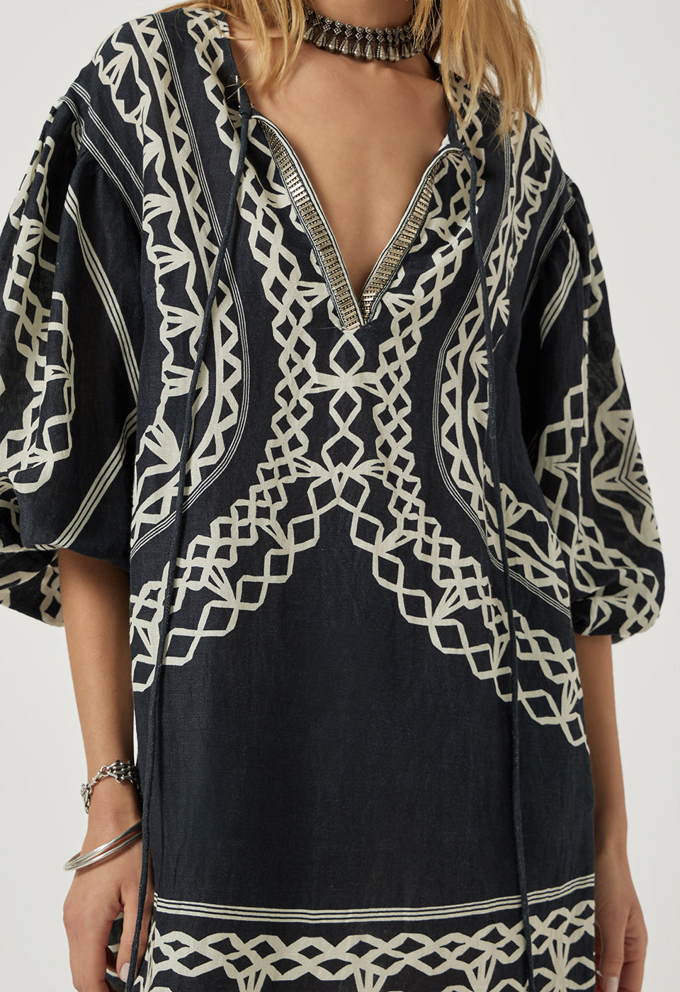 Portofina Dress - Onyx Black