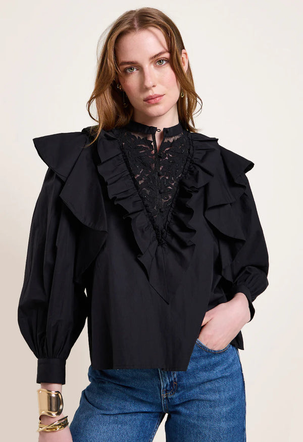 Rena Top - Onyx Black