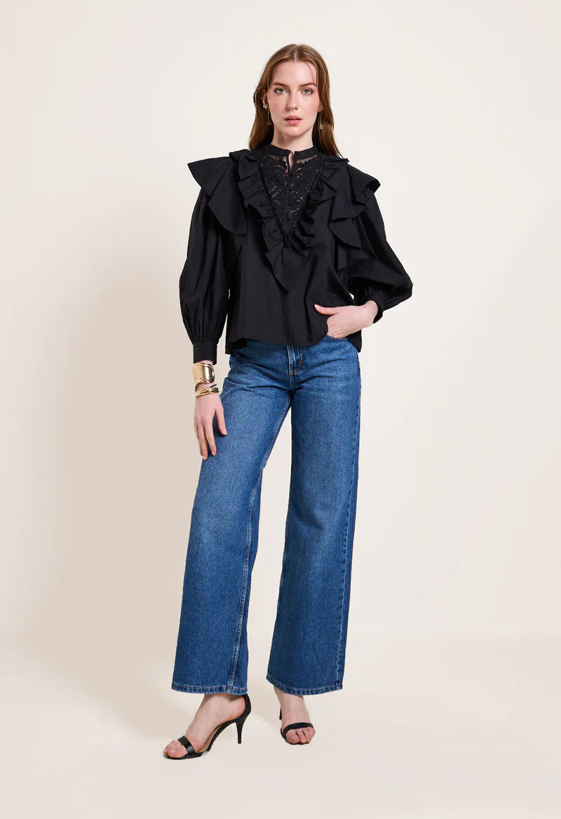 Rena Top - Onyx Black