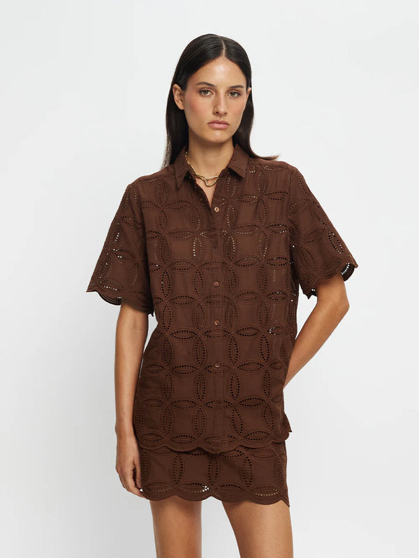Rio Shirt Mocha - Kivari