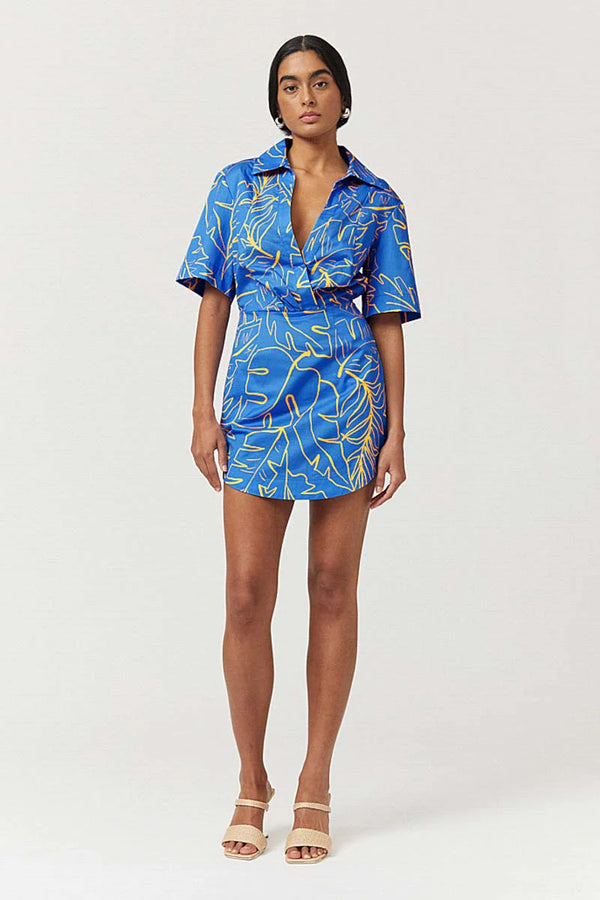 Suboo Print Gabby Panelled Mini Dress