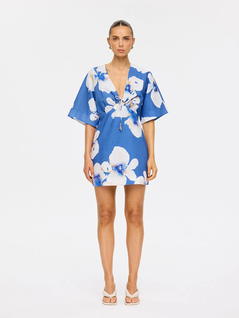 Rowena Mini Dress Blue