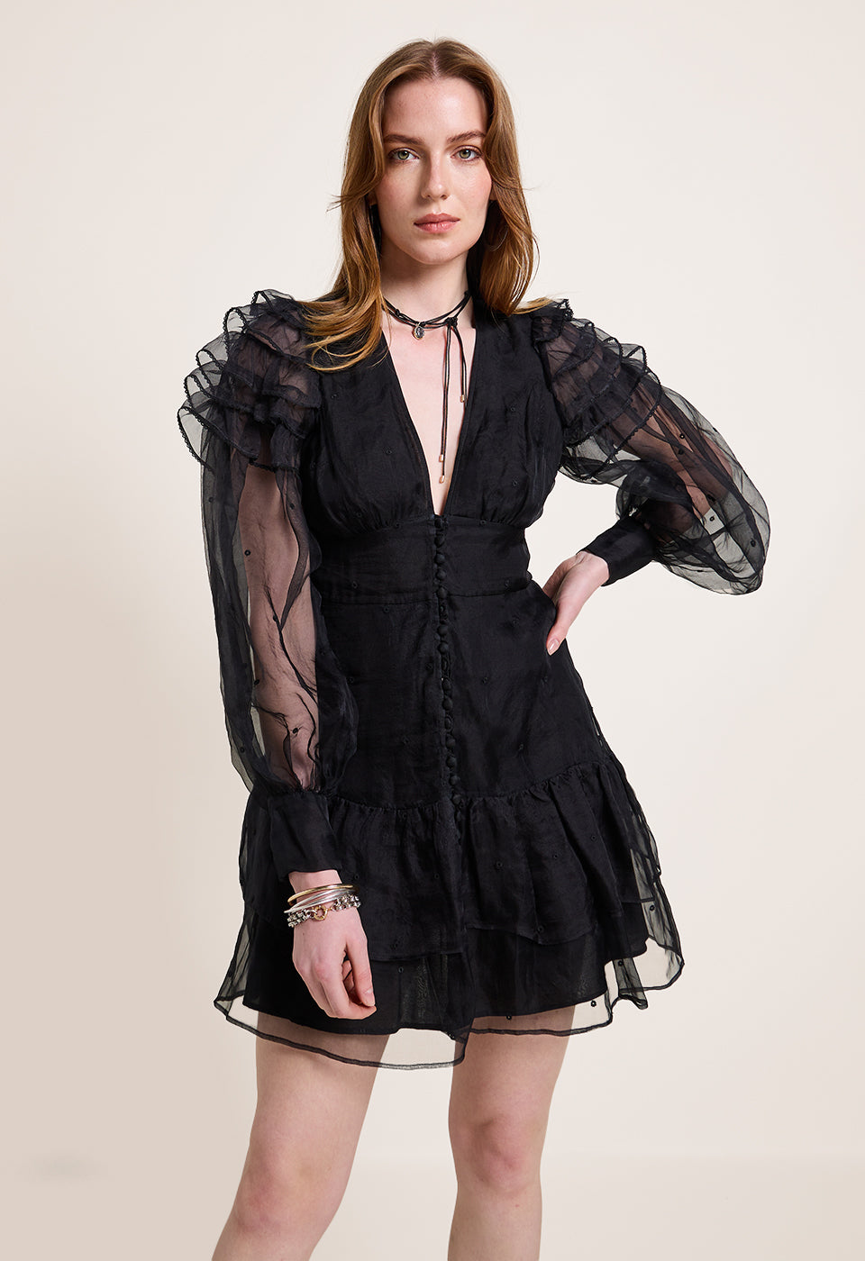 Serenity Dress - Onyx Black