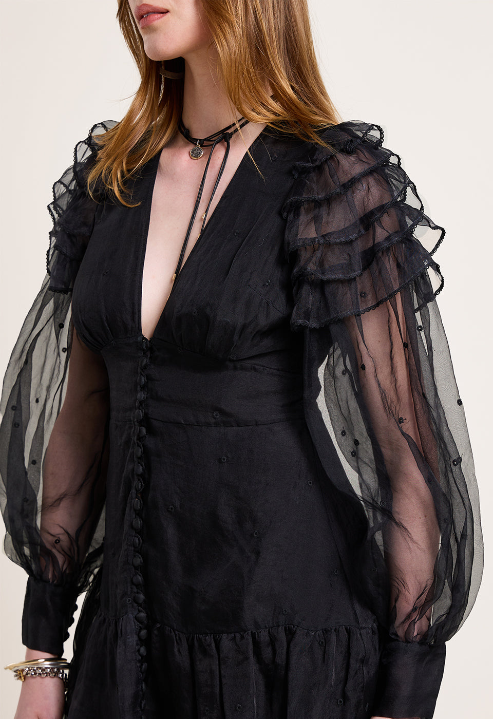 Serenity Dress - Onyx Black