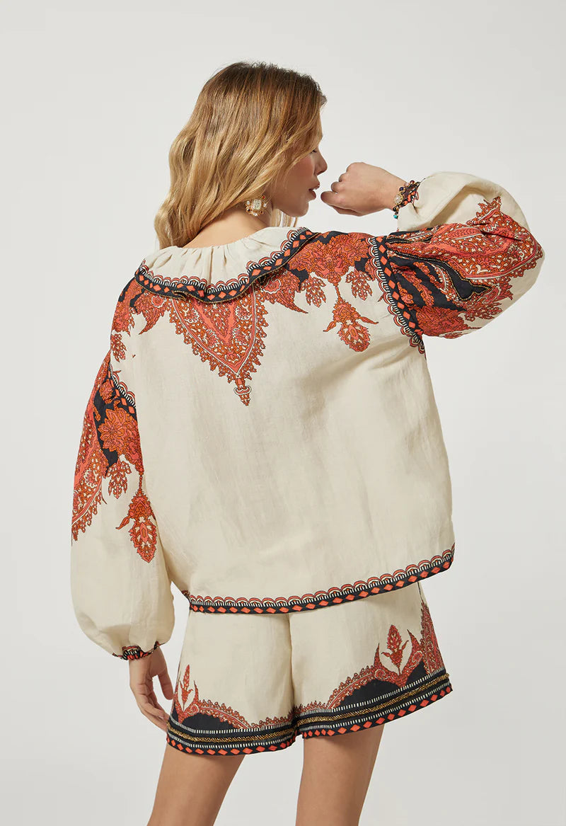Sabrina Top - Burnt Orange