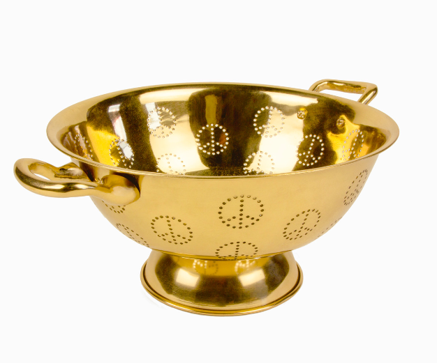 Brass Peace Colander