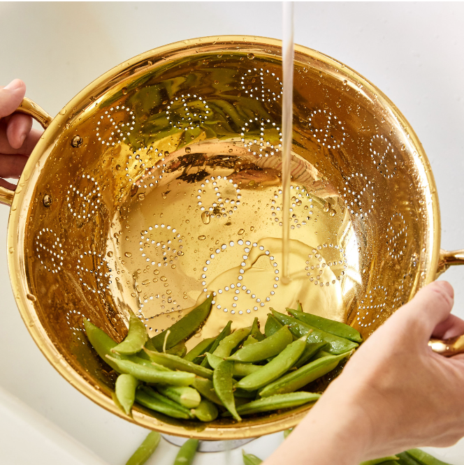Brass Peace Colander