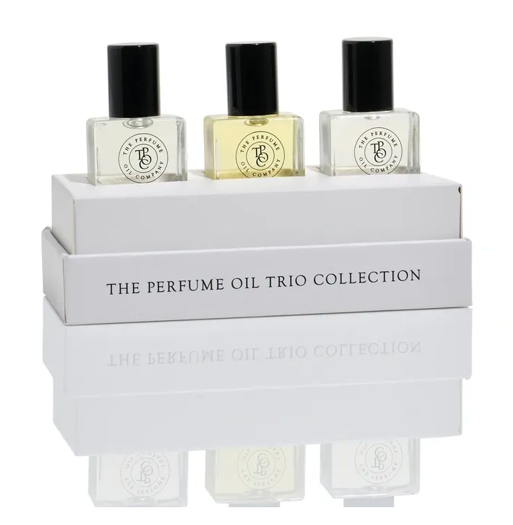 TRIO PERFUME OIL COLLECTION SET - A WORLD OF FLOWERS