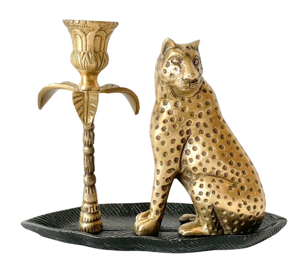 Exotico Candle Holder Leopardo - Creatively Active Minds