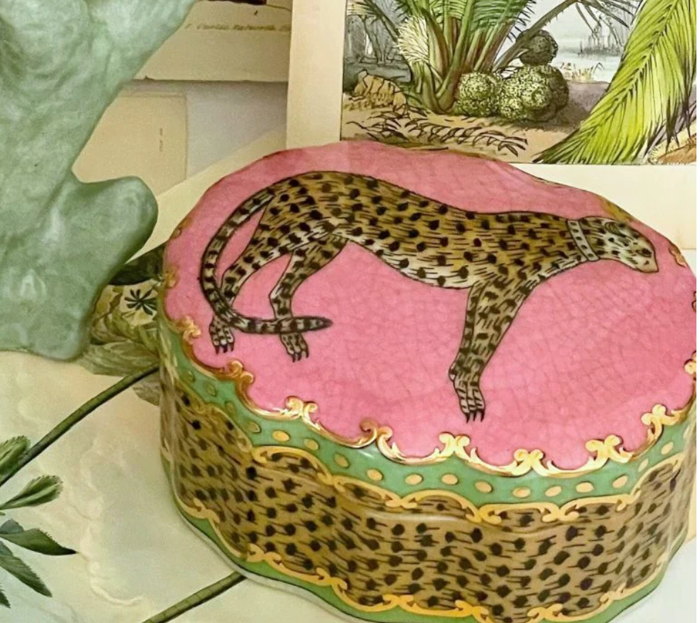 Isla Trinket Box Leopardo - Creatively Active Minds