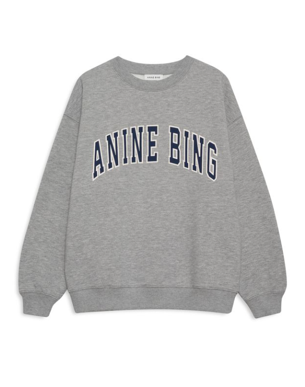 Spencer Sweatshirt Medium Heather Grey with Navy