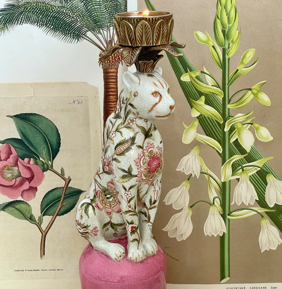 Jungla Candle Holder Leopardo - Creatively Active Minds