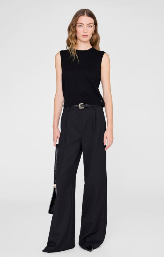 Moni Crop Tank - Black