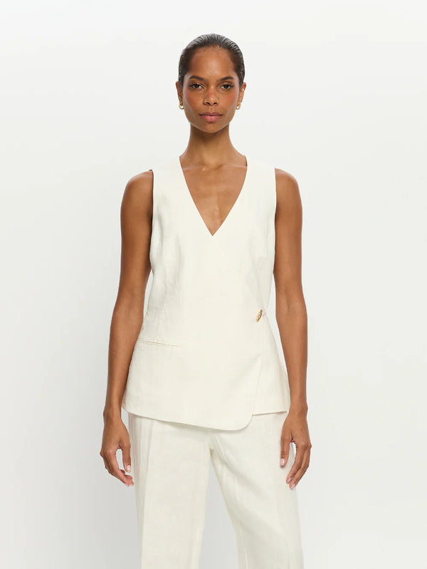 Indra Vest Ivory - Kivari