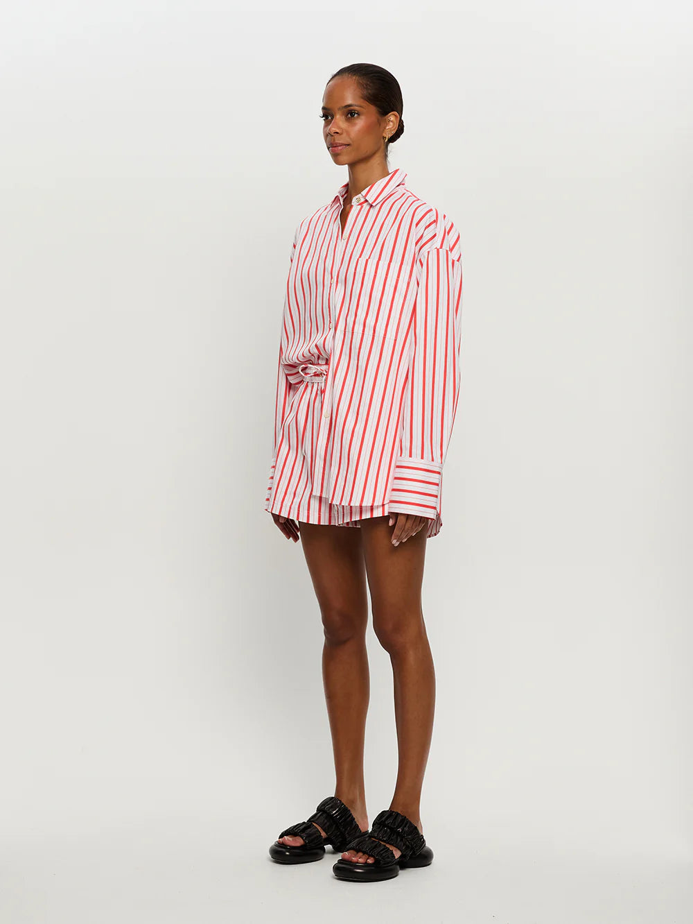 Maddie Shirt Red Stripe