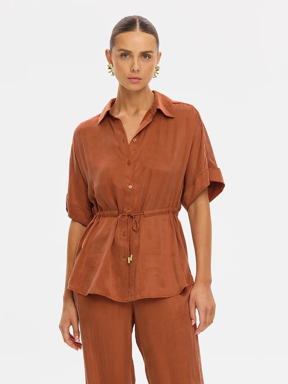 Juna Shirt Burnt Orange