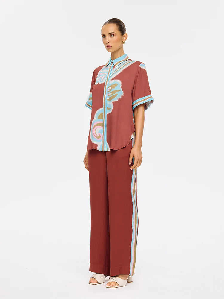 Enzo Shirt Maroon