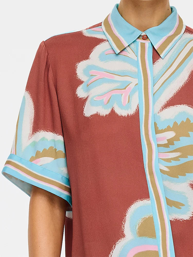 Enzo Shirt Maroon