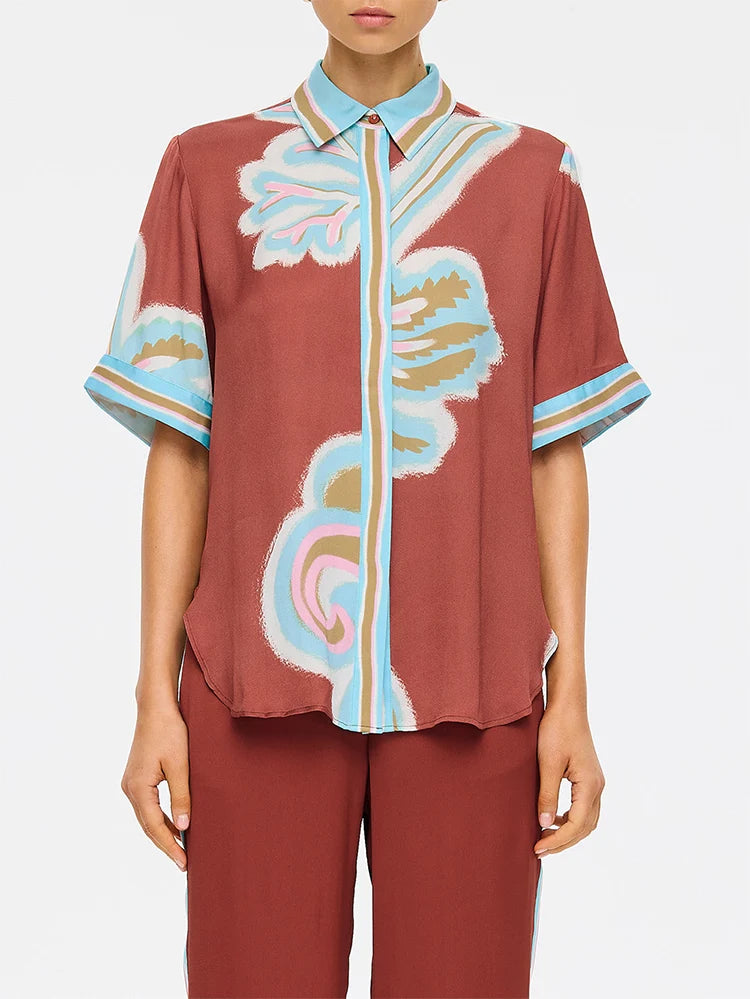 Enzo Shirt Maroon