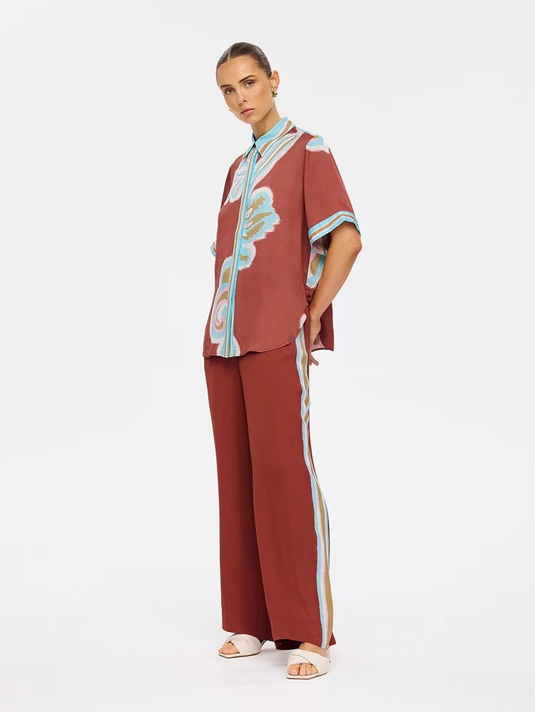 Enzo Shirt Maroon