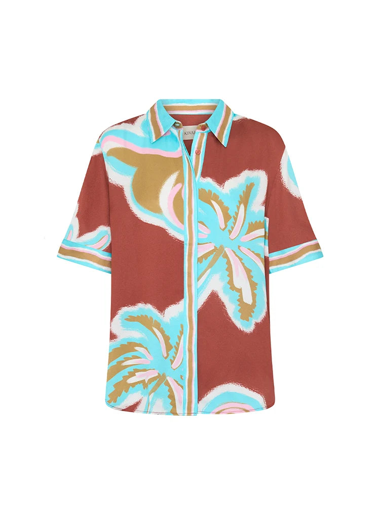 Enzo Shirt Maroon