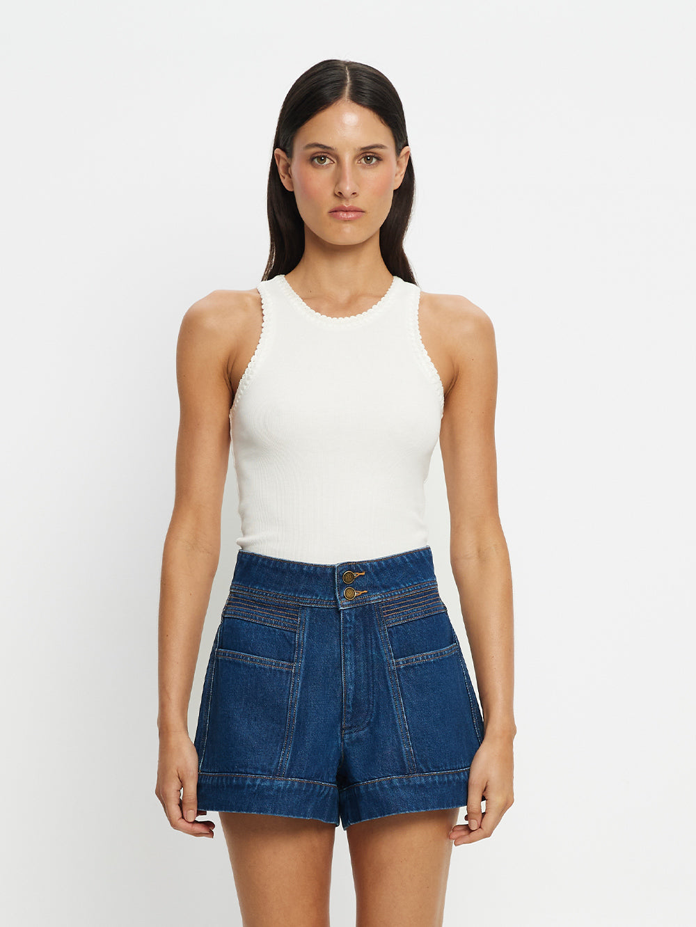 Tallulah Tank Ivory
