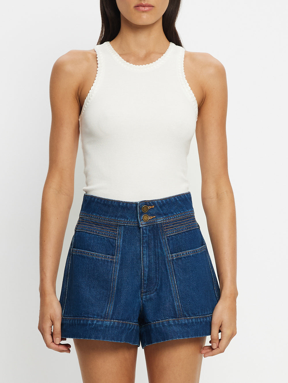 Tallulah Tank Ivory
