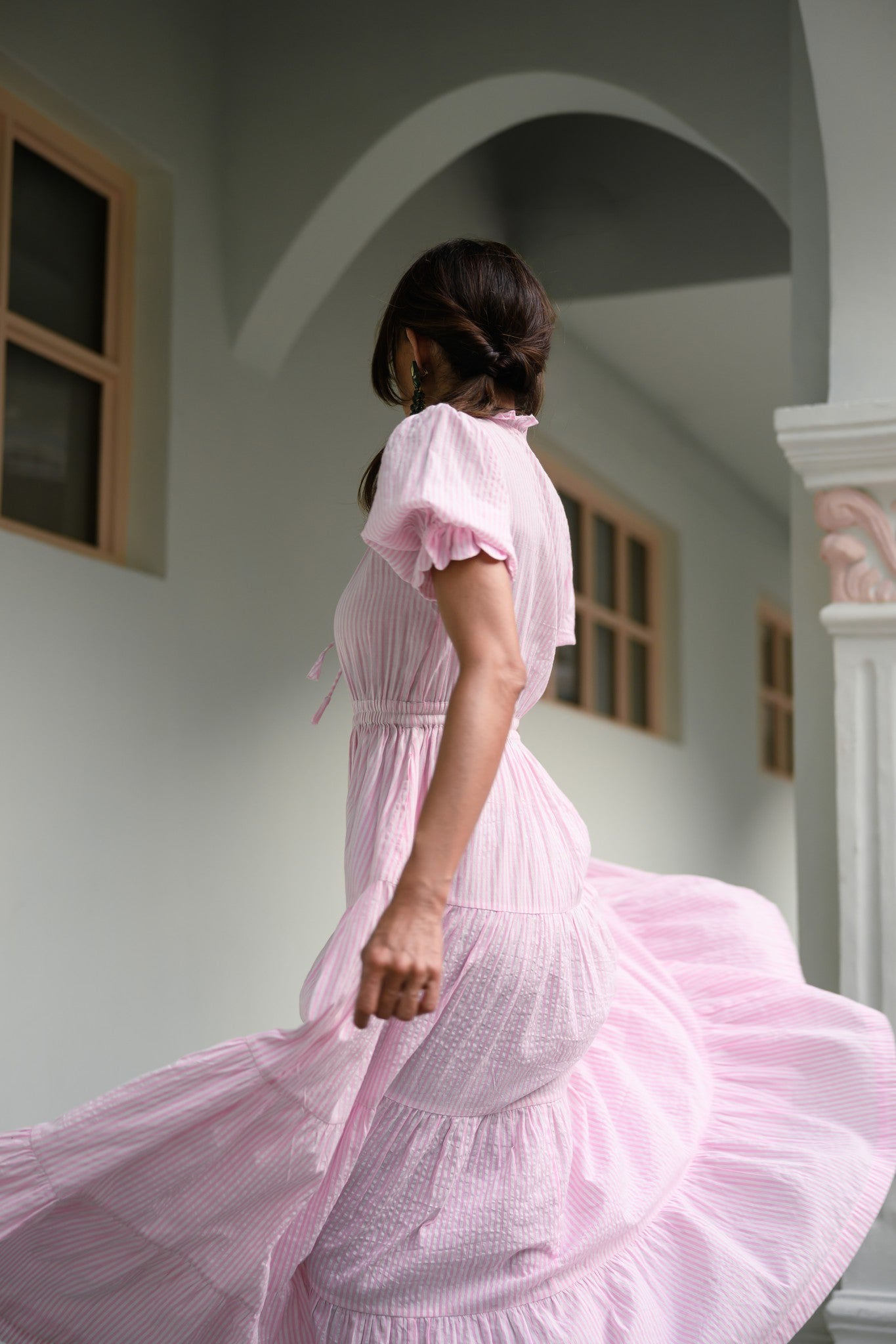 Ellie Maxi Pink Stripe