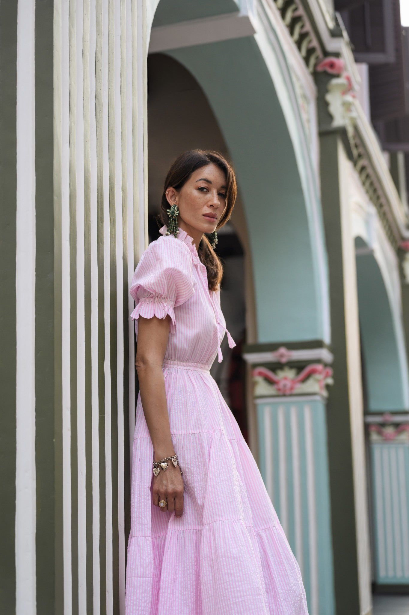Ellie Maxi Pink Stripe
