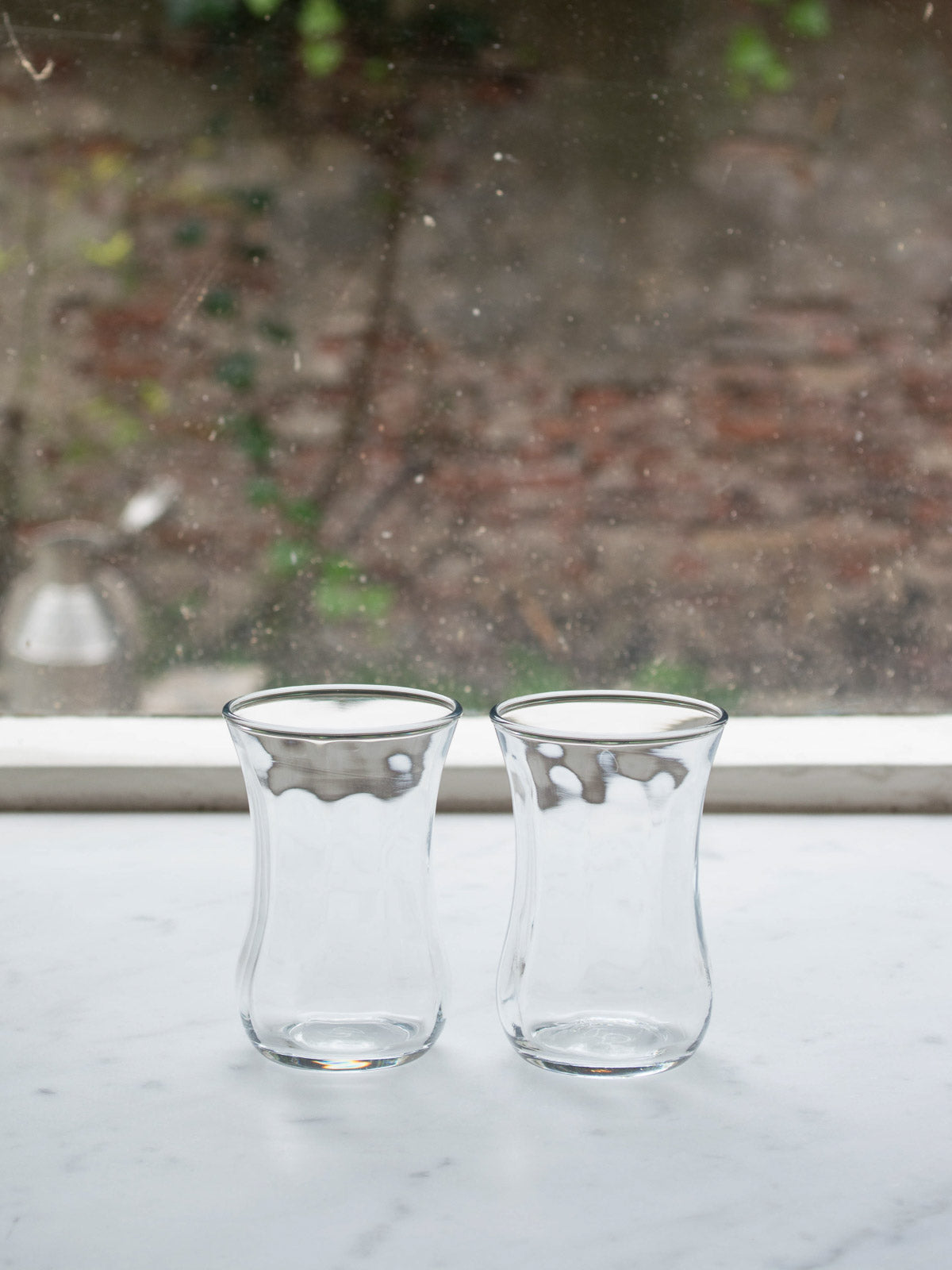 Tulip tea glass