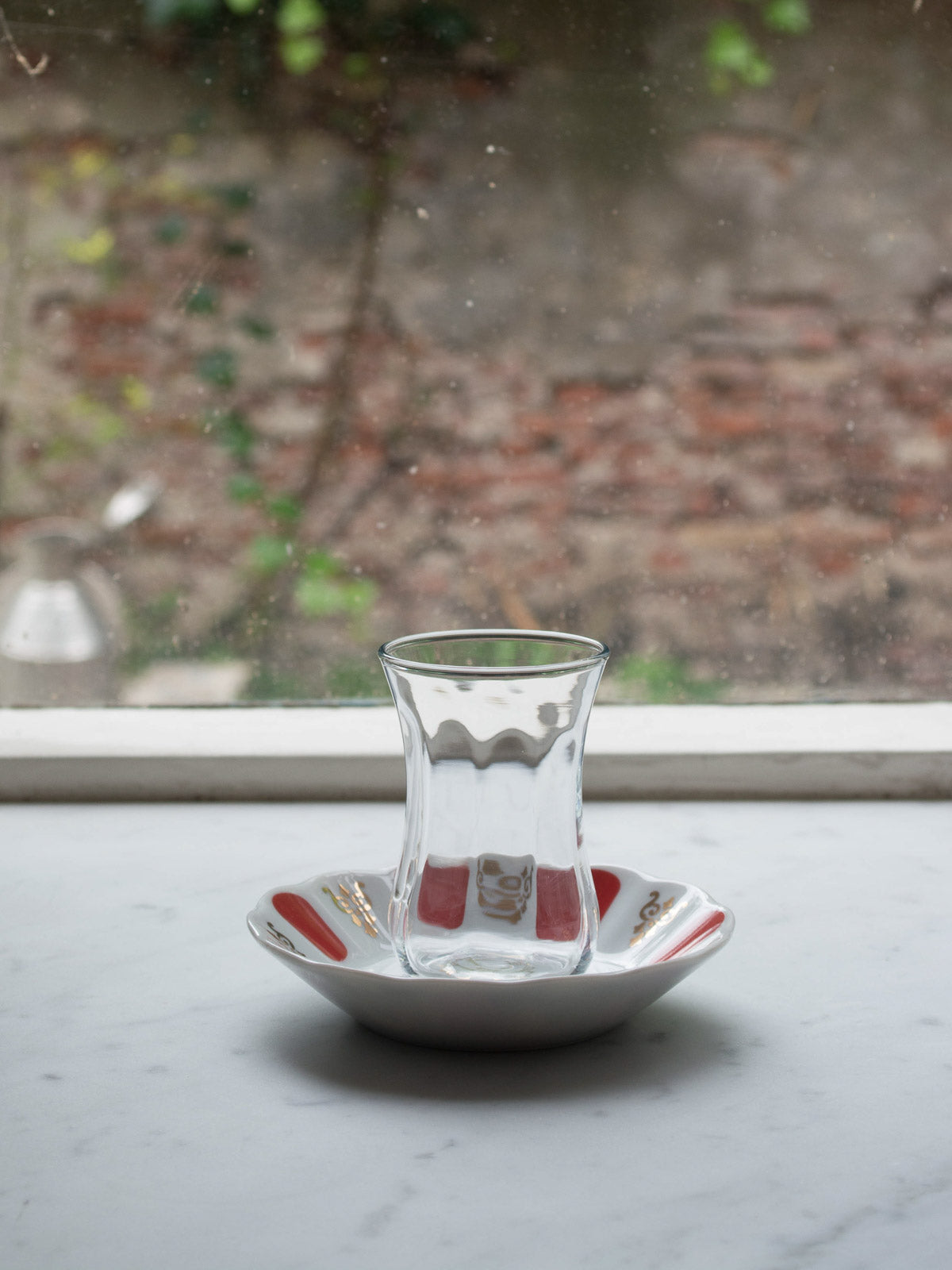 Tulip tea glass