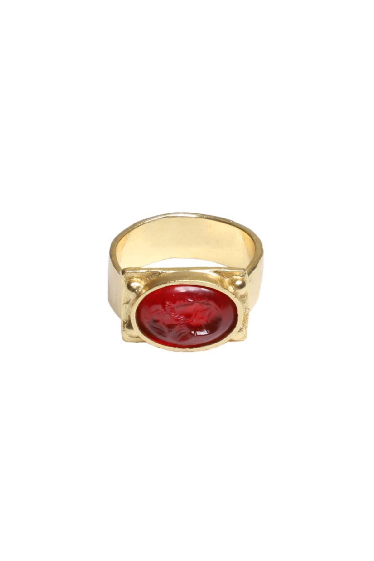 Corinthian Ring 18K Gold Plated