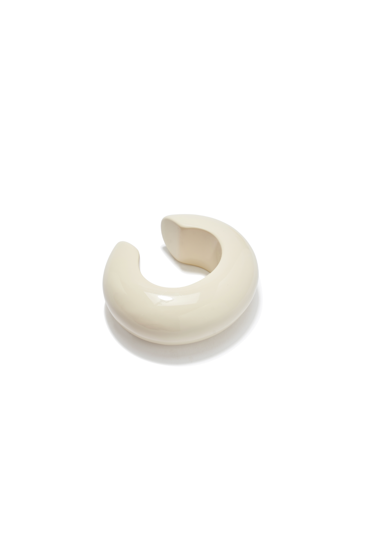 Arc Cuff in Alabaster