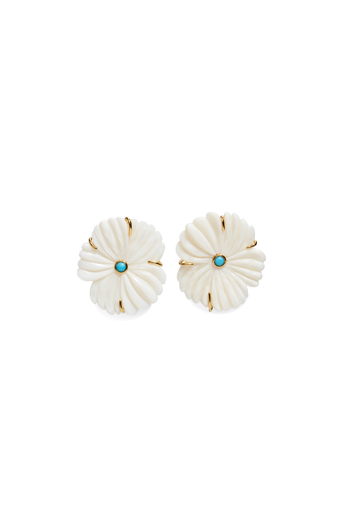 New Bloom Studs In Pearl