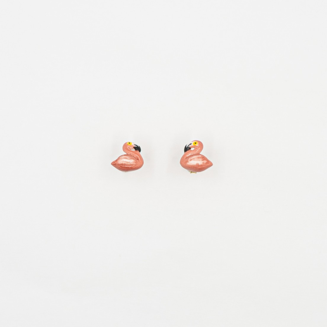 Flamingo Stud Earrings - Nach