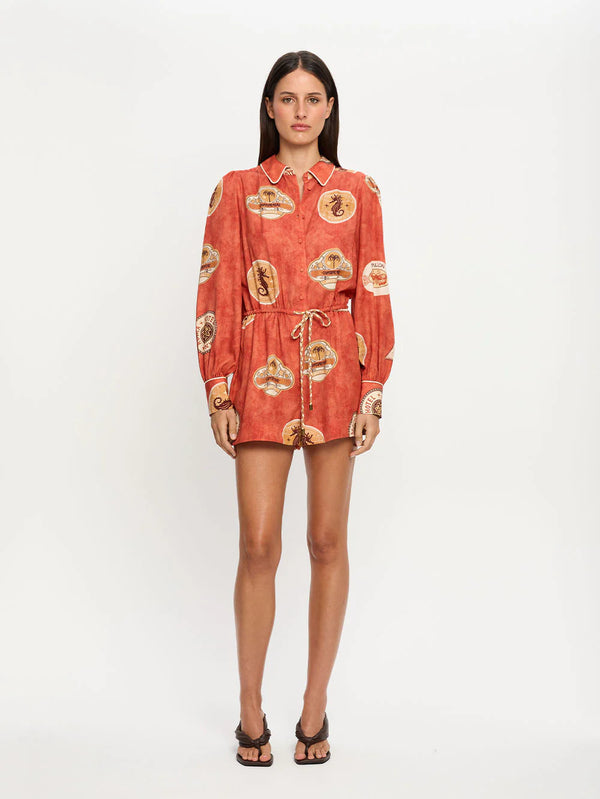 Vacanza Playsuit Red - Kivari